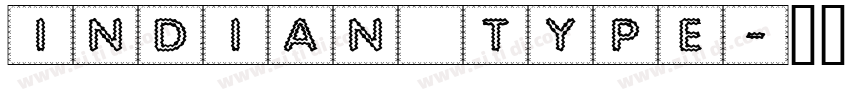 indian type字体转换